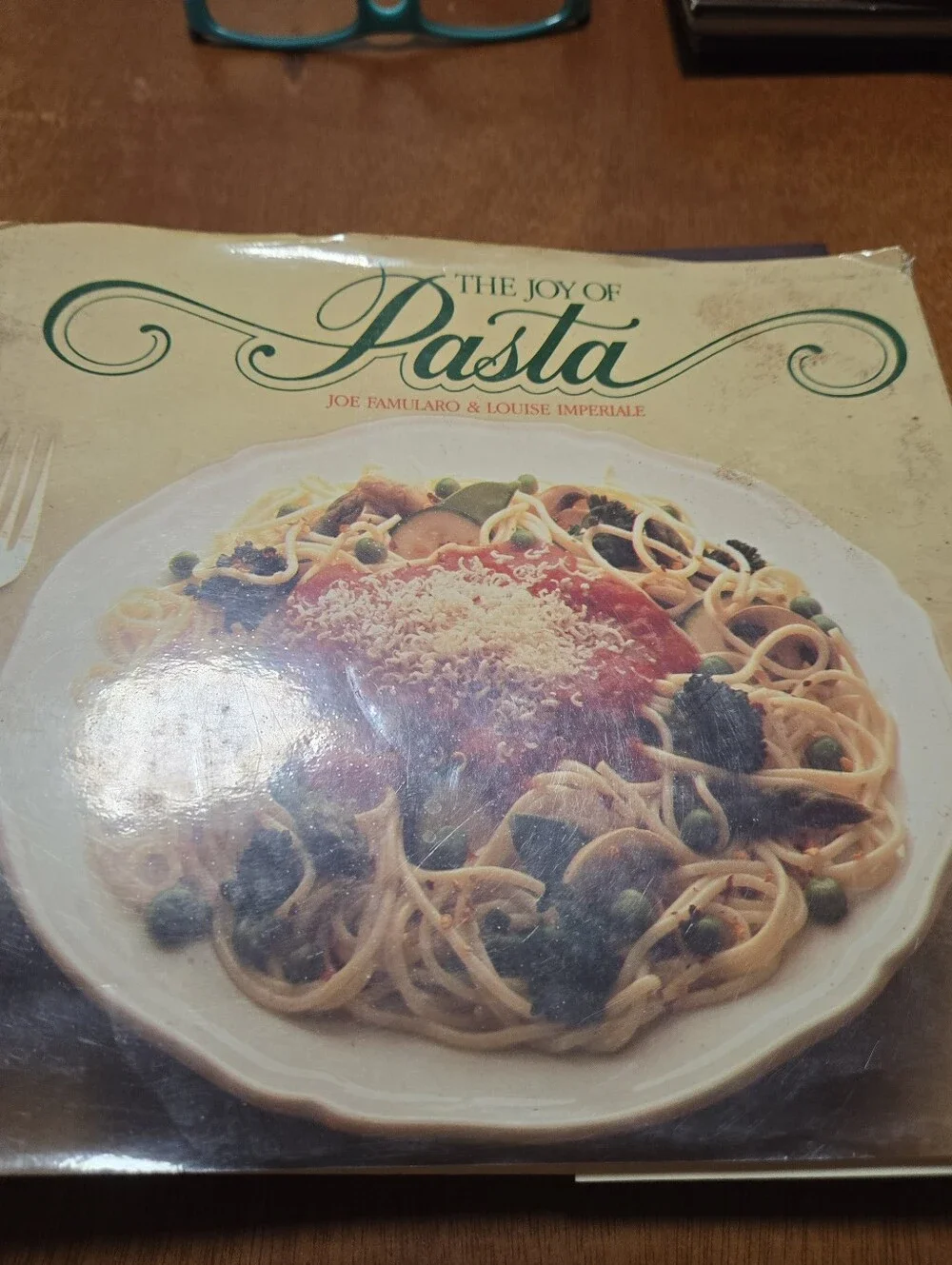 The Joy of Pasta Cookbook - Cream & Green Cover